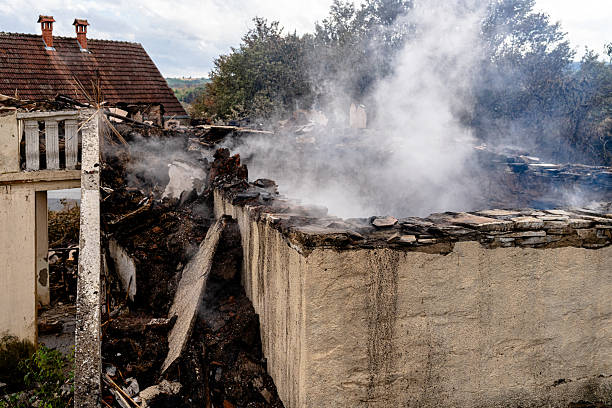 Professional Soot Cleanup technician working in Columbus, OH